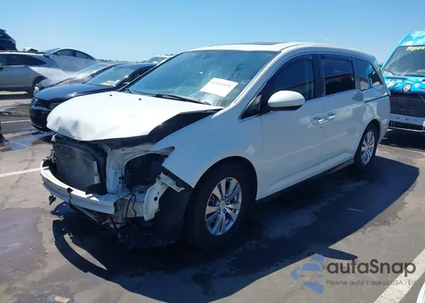 2015 Honda Odyssey Ex-L из США, поврежденный, VIN 5FNRL5H66FB017531